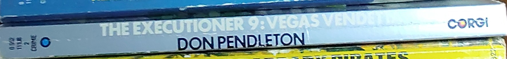 Don Pendleton  THE EXECUTIONER 9: VEGAS VENDETTA spine of book image