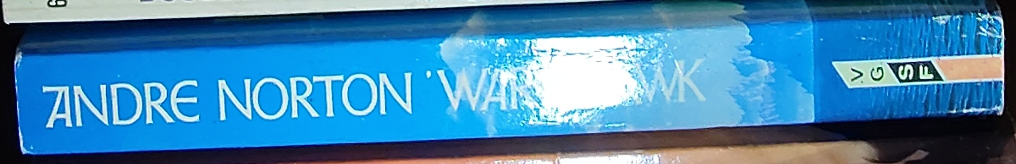 Andre Norton  'WARE HAWK spine of book image