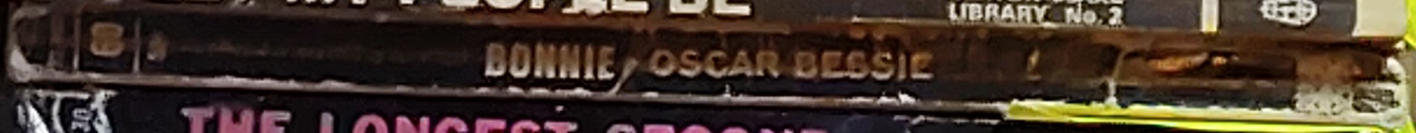 Oscar Bessie  BONNIE spine of book image