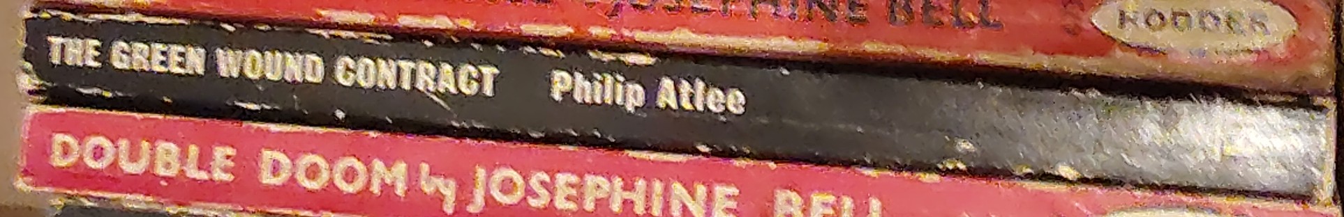 Philip Atlee  THE GREEN WOUND spine of book image
