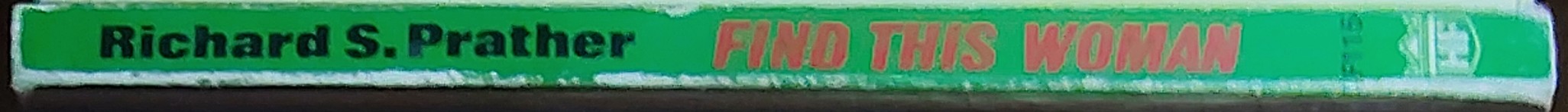 Richard S. Prather  FIND THIS WOMAN spine of book image