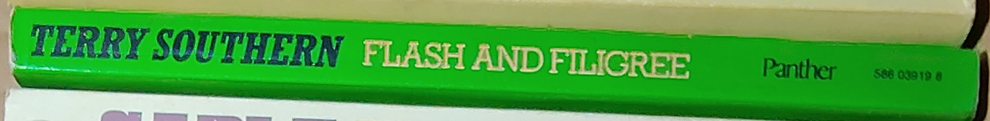 Terry Southern  FLASH AND FILIGREE spine of book image