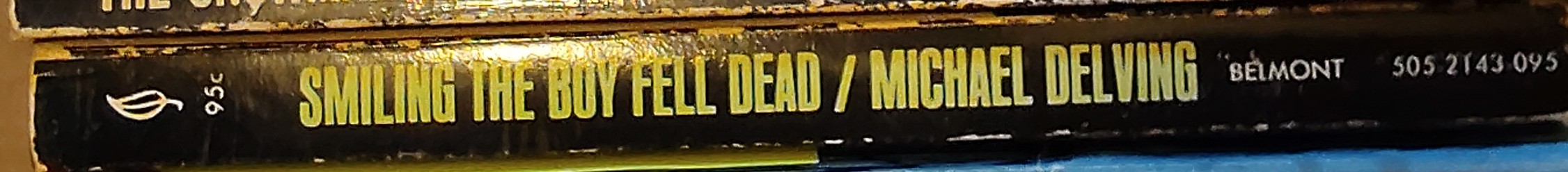 Michael Delving  SMILING THE BOY FELL DEAD spine of book image