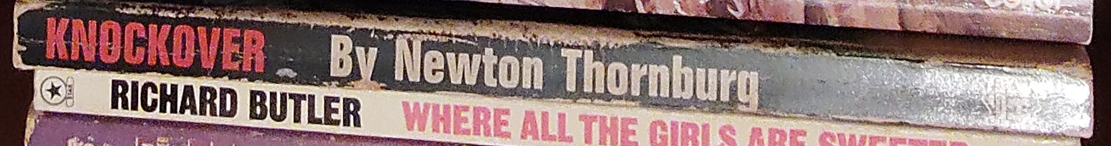 Newton Thornburg  KNOCKOVER spine of book image