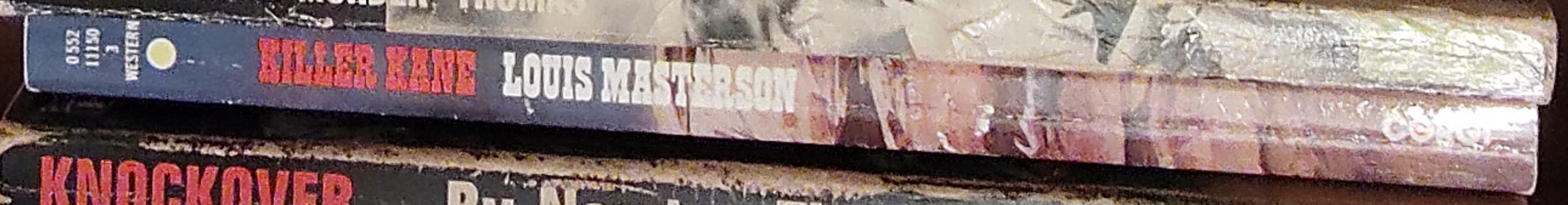 Louis Masterson  KILLER KANE spine of book image