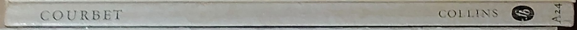 COURBET  spine of book image