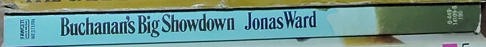 Jonas Ward  BUCHANAN'S BIG SHOWDOWN spine of book image