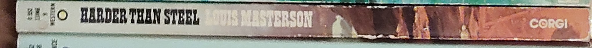 Louis Masterson  HARDER THAN STEEL spine of book image