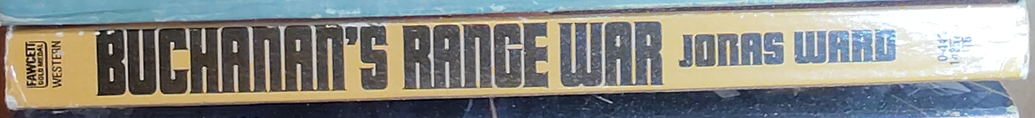 Jonas Ward  BUCHANAN'S RANGE WAR spine of book image