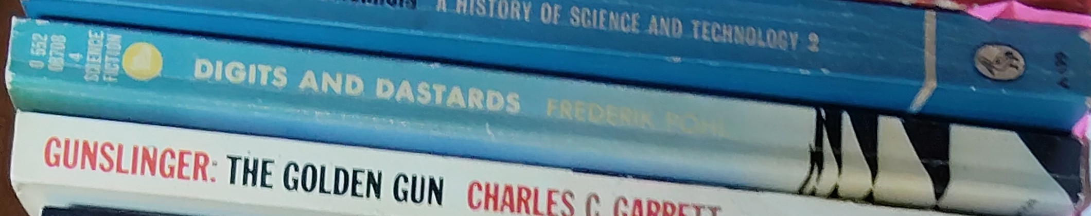 Frederik Pohl  DIGITS AND DASTARDS spine of book image
