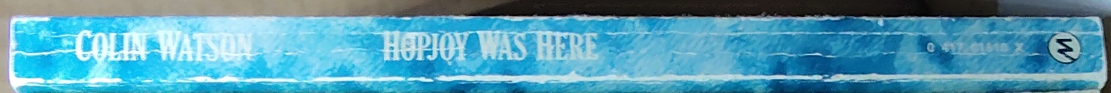 Colin Watson  HOPJOY WAS HERE (TV tie-in) spine of book image