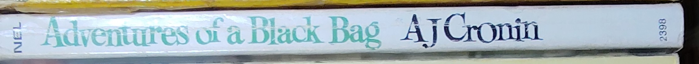 A.J. Cronin  ADVENTURES OF A BLACK BAG spine of book image