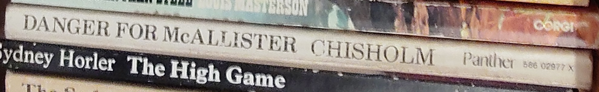 Matt Chisholm  DANGER FOR McALLISTER spine of book image