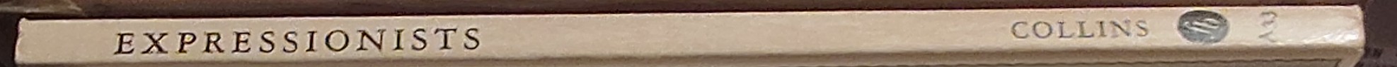 EXPRESSIONISTS  spine of book image