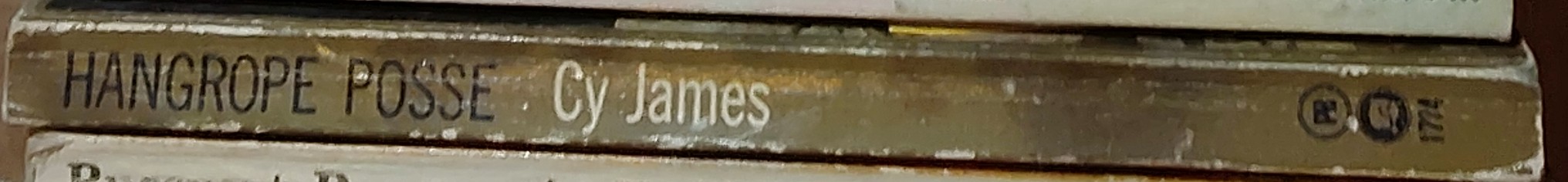 Cy James  HANGROPE POSSE spine of book image