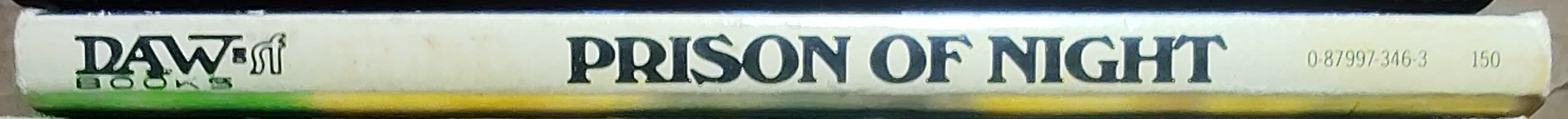 E.C. Tubb  PRISON OF NIGHT spine of book image