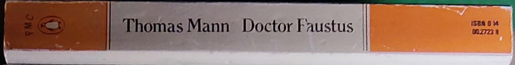 Thomas Mann  DOCTOR FAUSTUS spine of book image