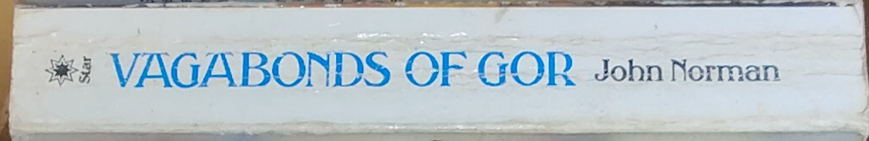 John Norman  VAGABONDS OF GOR spine of book image