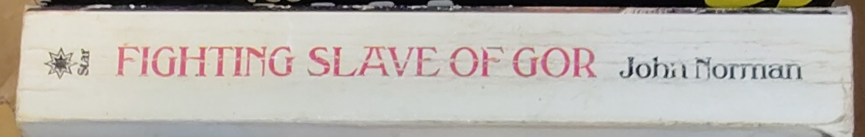 John Norman  FIGHTING SLAVE OF GOR spine of book image