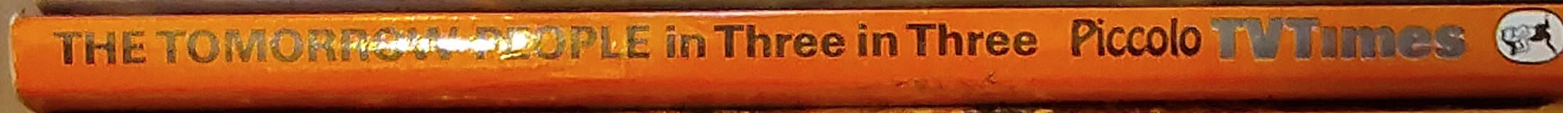 Roger Price  THE TOMORROW PEOPLE in: THREE IN THREE spine of book image