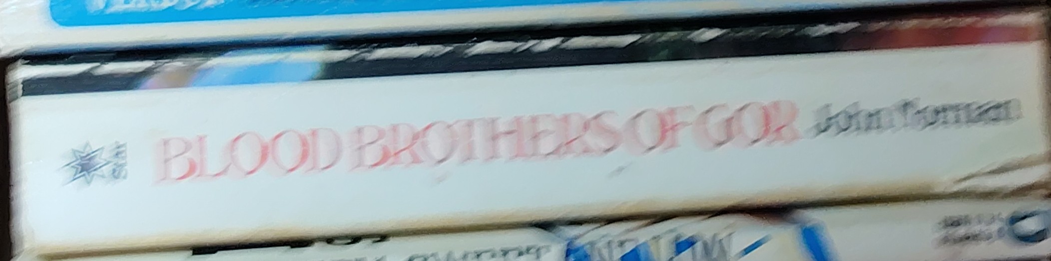 John Norman  BLOOD BROTHERS OF GOR spine of book image