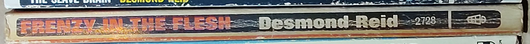 Desmond Reid  FRENZY IN THE FLESH (Sexton Blake) spine of book image