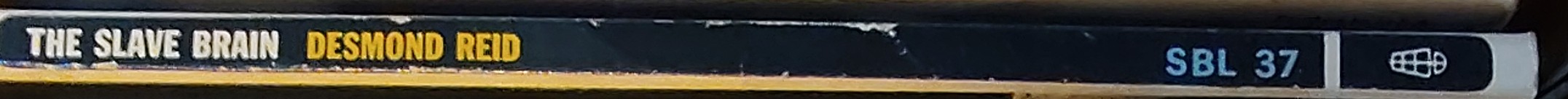 Desmond Reid  THE SLAVE BRAIN (Sexton Blake) spine of book image