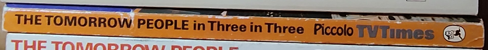 Roger Price  THE TOMORROW PEOPLE in: THREE IN THREE spine of book image