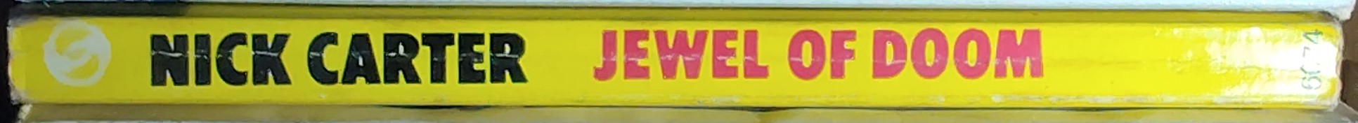 Nick Carter  JEWEL OF DOOM spine of book image