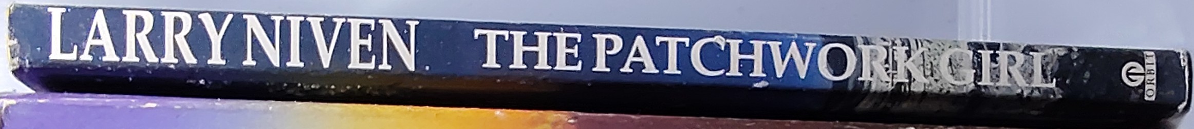 Larry Niven  THE PATCHWORK GIRL spine of book image
