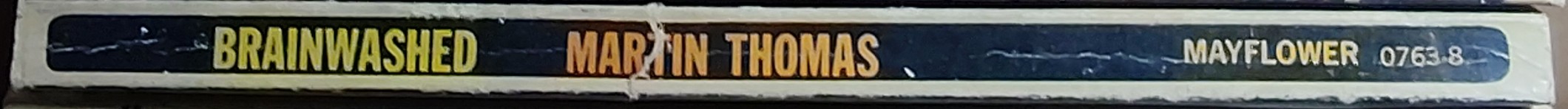 Martin Thomas  BRAINWASHED (Sexton Blake) spine of book image