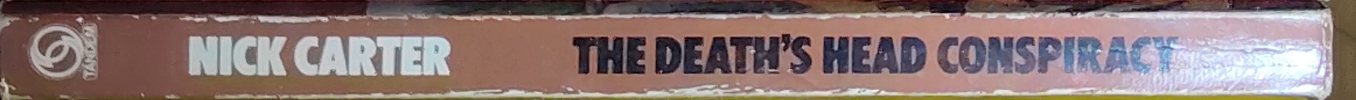 Nick Carter  THE DEATH'S HEAD CONSPIRACY spine of book image