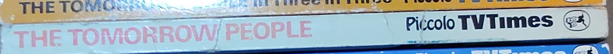 Roger Price  THE TOMORROW PEOPLE in: THE VISITOR spine of book image