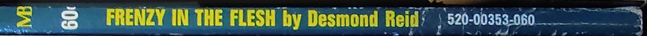 Desmond Reid  FRENZY IN THE FLESH (Sexton Blake) spine of book image