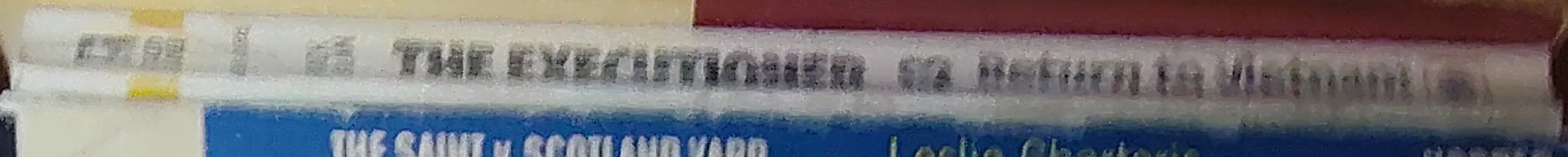 Don Pendleton  THE EXECUTIONER 43: RETURN TO VIETNAM spine of book image