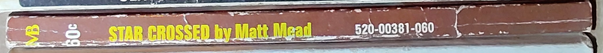 Matt Mead  STAR CROSSED (Sexton Blake) spine of book image