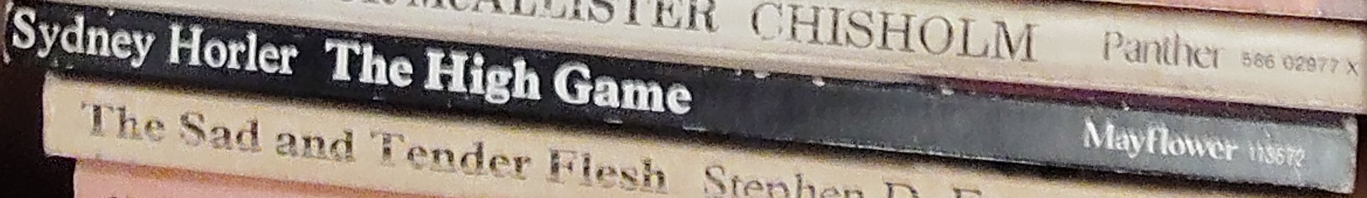 Sydney Horler  THE HIGH GAME spine of book image