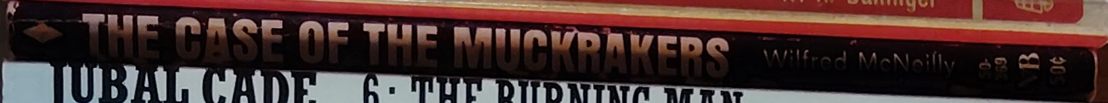 Wilfred McNeilly  THE CASE OF THE MUCKRAKERS (Sexton Blake) spine of book image