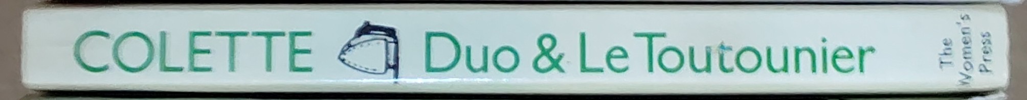 Colette   DUO & LE TOUTOUNIER spine of book image