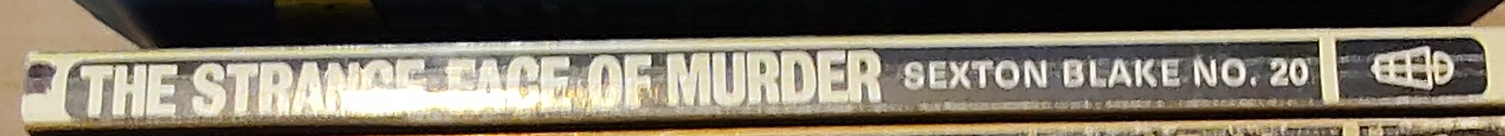 W.A. Ballinger  THE STRANGE FACE OF MURDER (Sexton Blake) spine of book image