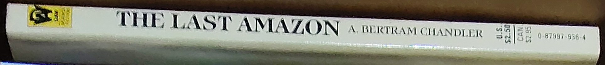 A.Bertram Chandler  THE LAST AMAZON spine of book image