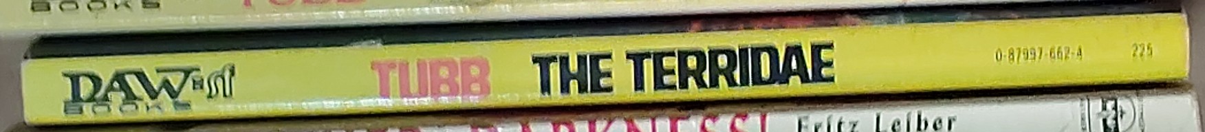 E.C. Tubb  THE TERRIDAE spine of book image