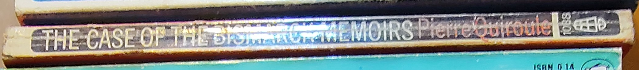 Pierre Quiroule  THE CASE OF THE BISMARCK MEMOIRS (Sexton Blake) spine of book image