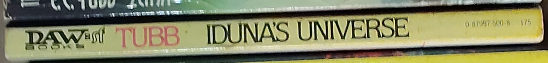 E.C. Tubb  IDUNA'S UNIVERSE spine of book image