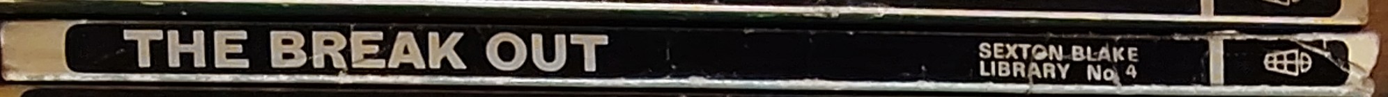 Wilfred McNeilly  THE BREAK OUT (Sexton Blake) spine of book image