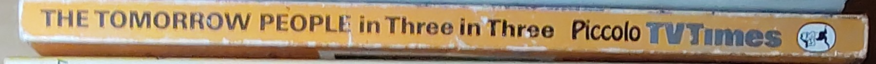 Roger Price  THE TOMORROW PEOPLE in: THREE IN THREE spine of book image