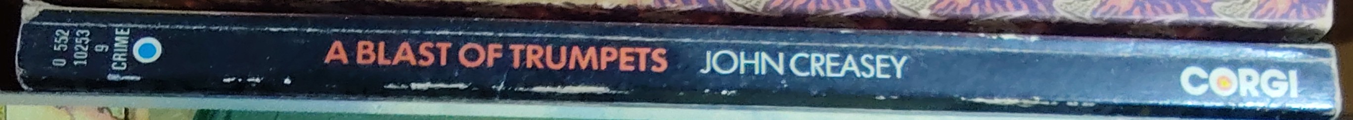 Gordon Ashe  A BLAST OF TRUMPETS spine of book image