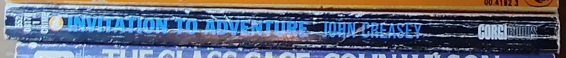 Gordon Ashe  INVITATION TO ADVENTURE spine of book image