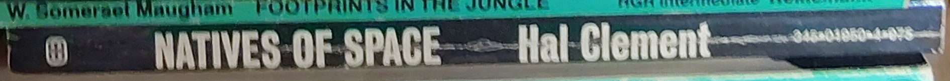 Hal Clement  NATIVES OF SPACE spine of book image