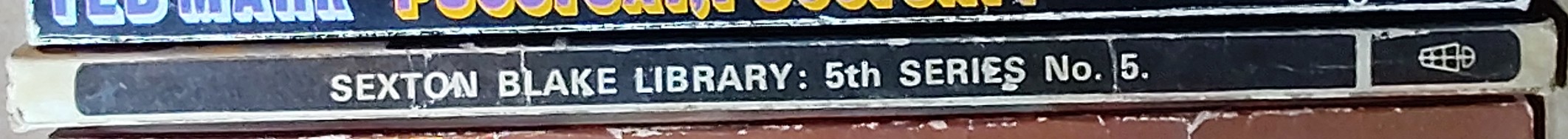 Arthur Maclean  SLAYING ON THE 16th FLOOR (Sexton Blake) spine of book image